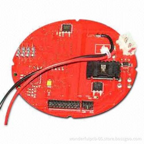 Double-sided Round PCB for LEDs, with KB FR4 1.6mm Material and UL/RoHS Marks
